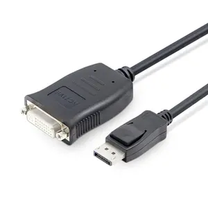 Mini dp DisplayPort để DVI Cáp adapter để nữ hoạt động chuyển đổi cáp cho MacBook Pro aimini TV máy tính xách tay máy chiếu
