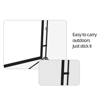 Écran de projection extérieur Flyin 4k 16:9 100" 120" 150" Portable Facile à installer Blanc mat Trépied Garantie 1 an