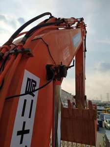 Excavatrice sur pneus DOOSAN DX210 d'occasion, 21 tonnes, moteur d'origine, faible nombre d'heures de fonctionnement, petite pelle hydraulique pour travaux en extérieur - Product Image 4