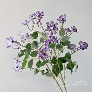 ช่อดอกกุหลาบป่าประดิษฐ์ ดอกไม้ผ้าไหม จำลองได้สมจริงสูง สำหรับตกแต่งงานแต่งงาน - Product Image 1