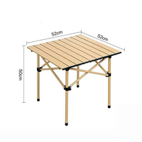 Table d'extérieur pliable en acier moderne et durable pour villa, hôtel, ferme et cour