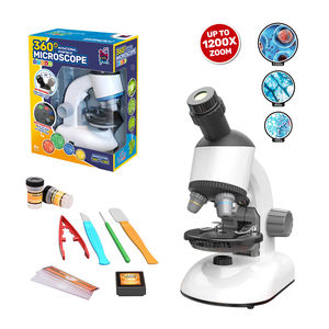 Kit de science de tige pour enfants nouveau jeu de simulation éducatif 1000x microscope optique microscope biologique en plastique pour l'école - Product Image 1