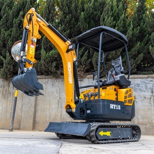 Mini-excavatrice de jardin 1,5T 1,8T, mini-pelle sur chenilles, lame de pelle, moteur à faibles émissions, design compact, idéale pour - Product Image 1