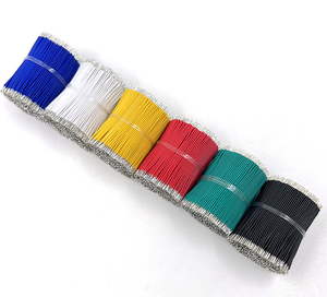 Câbles coupés en cuivre pur étamé, isolés en caoutchouc silicone, multibrins, 22/24 AWG, personnalisés 1007/1015 - Product Image 3
