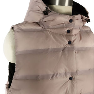 2025 nouvelle mode personnalisée chaud léger sans manches gilet chaud à capuche <span class=keywords><strong>doudoune</strong></span> pour les femmes d'hiver - Product Image 5