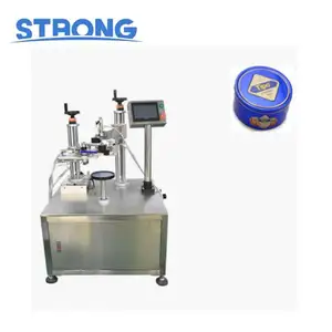 Industrial Automatic Tape Sealing Cookie Tin Biscuit Can Sealing Machine For Round Square Can/box, Cartons, CANS, Bottles, Barre