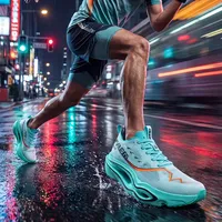 Chaussures de course pour hommes, semelle en carbone, spécialité marathon, respirantes, légères, baskets athlétiques confortables pour femmes