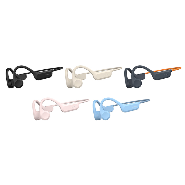 Havit E538BT IPX5 Waterproof Bone Conduction Earphones Headphones ENC Voice Noise Reduction Open Ear Wireless Headsets