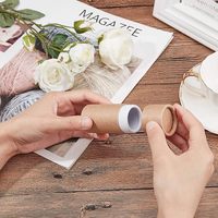 Boîte à thé en vrac personnalisée biodégradable, tube en papier imperméable de qualité alimentaire, emballage pour thé vert, thé noir