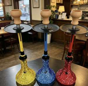 Set de Cachimba de Vidrio de Colores, Ligero y Portátil, con Base de Silicona y Cazoleta de Cerámica para Salón y Fiestas - Product Image 2