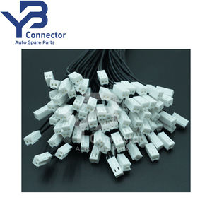 Conector YB 2 pines Relimate hembra conector único paso de 2,54mm 20cm Cable arnés de cables automotriz - Product Image 2