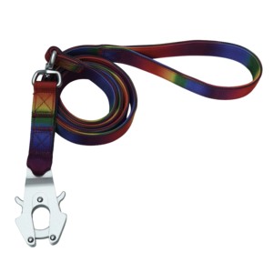 Collier pour chien Ombre coloré de luxe avec accessoires métalliques premium et poignées – Ensemble de colliers pour animaux de compagnie – Fournitures pour animaux - Product Image 4