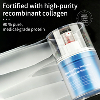 Pommade au collagène humain recombinant de qualité médicale pour la réparation des dommages cutanés du visage, cicatrisation des plaies, baume facial pour la réparation de la barrière cutanée après une intervention