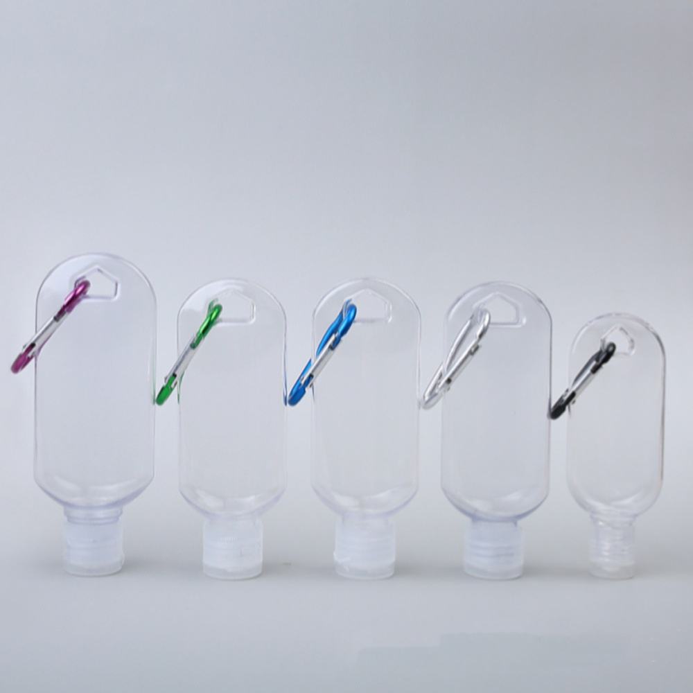 Clear/Transparent bottle with flip top