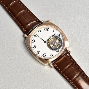 New Best Selling Premium <b>Skeleton</b> Design Stainless Steel Case Genuine Leather Strap Men's Sports <b>Watch</b> Tourbillon <b>Watch</b> - Product Image 6