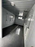 Maison préfabriquée de 20 pieds, conteneur modulaire de 40 pieds, maison de camping préfabriquée, maison conteneur détachable pour chantier de construction