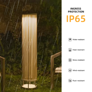Nouveau Style extérieur IP65 <span class=keywords><strong>lampadaire</strong></span> solaire Source de lumière LED lampe de Table étanche pour balcon atmosphère décorative éclairage de pelouse - Product Image 2