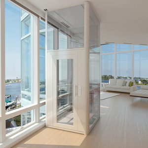 Elevador de pasajeros hidráulico pequeño y económico para el hogar de la villa para 1-4 pisos Ascensor interior al aire libre personalizado - Product Image 2