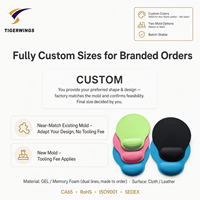 Reposamuñecas de Espuma Viscoelástica, Soporte Ergonómico Personalizado para Muñeca, Base Antideslizante, para Computadora, OEM, Marca Privada, Venta al Por Mayor, EE. UU.