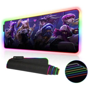 Custom <strong>Glowing</strong> Led Extended XXL RGB Mouse Mat Non-Slip USB Rubber Base Computer Keyboard <strong>Pad</strong> Mat LED RGB Mouse <strong>Pad</strong> - Product Image 1