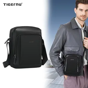 Tigernu T-L5221 Newly Design Sling Custom Light Weight Sling Crossbody Bags Men's Messenger Bag Thread Polyester 5L Excellent