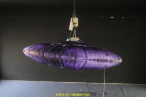 맞춤형 LED 조명 풍선 외계인 우주선 풍선 UFO 모델 테마 파티 장식용 - Product Image 3