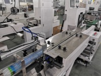 Machine d'emballage automatique pneumatique pour la fabrication de gobelets en plastique/papier, certifiée CE, haute vitesse, scellage de sacs, étiquetage, qualité alimentaire