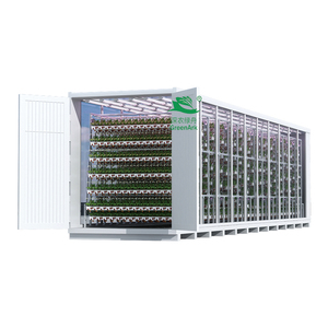 Xoay <span class=keywords><strong>container</strong></span> trang trại với hệ thống tưới tự động Rau diếp salad thảo mộc phát triển Nhà Máy Giá trồng thủy canh giải pháp - Product Image 6