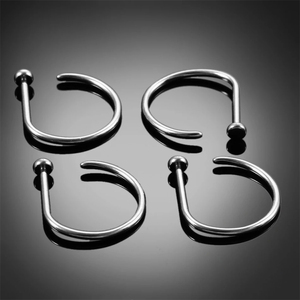 ASTM F136 usine G23 haute poli titane boule <span class=keywords><strong>fin</strong></span> nez <span class=keywords><strong>anneau</strong></span> ventre <span class=keywords><strong>oreille</strong></span> <span class=keywords><strong>Piercing</strong></span> cerceau corps bijoux pour mariage - Product Image 4