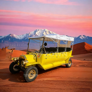 Multi Seater Classic Vintage Tour Car with Golden Wheel <b>Hubs</b> and Elegant Appearance - Product Image 1