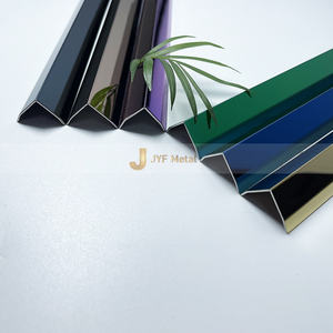 EX306 Profilé décoratif en acier inoxydable moderne et durable en forme de L pour usage commercial intérieur - Product Image 5