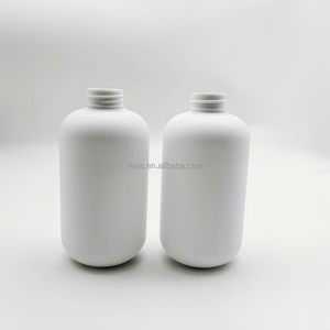 Venta al por mayor 500ml de plástico HDPE Boston botella redonda con tapa abatible serigrafía 33/410 - Product Image 6