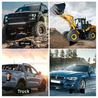Manomètre de pression des pneus intégré pour véhicules tout-terrain 4x4, gonflage et dégonflage, pour usage extérieur en milieu désertique, modèles 4-en-1 et 2-en-1