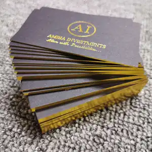 Papeles de tarjetas de visita duraderos de alta calidad, papel de tarjeta de Visita Premium personalizado de 400GSM