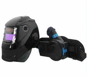 Respirador de máscara de gas de cara completa personalizado PAPR casco de soldadura de <span class=keywords><strong>la</strong></span> <span class=keywords><strong>mejor</strong></span> calidad montado en <span class=keywords><strong>la</strong></span> cabeza con ventilación - Product Image 1