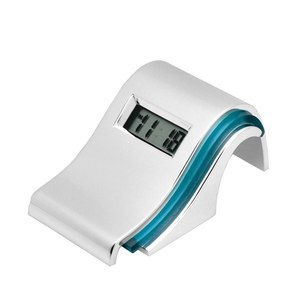 Réveil numérique à affichage LED, mouvement électronique silencieux, grande taille pour bureau, piles, USB, radio FM, projection personnalisée - Product Image 1