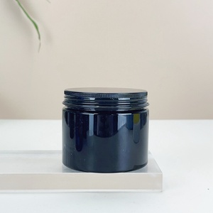 Custom Black PET Cosmetic Cream <b>Jar</b> Empty <b>Plastic</b> Wide-mouth <b>Jars</b> for Storage Containers Skincare Packaging 2oz 4oz 7oz 8oz 16oz - Product Image 6