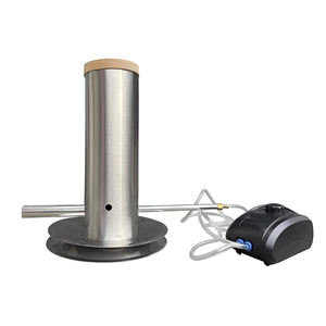 مولد تدخين بارد من الفولاذ المقاوم للصدأ للشواء العمودي، من مورد معدات الحدائق - Product Image 3