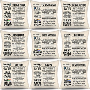 Fundas de almohada para familiares y amigos, incluso cuando no estoy cerca, <span class=keywords><strong>quiero</strong></span> que sepas que te amo y me siento muy orgulloso de ti <span class=keywords><strong>siempre</strong></span>. - Product Image 1
