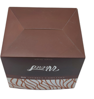 Boîte d'emballage de chocolat de luxe personnalisée pour Noël et mariage, en papier UV, pour usage alimentaire industriel, avec gaufrage et pelliculage mat