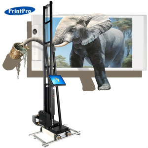PrintPro imprimante murale 3D de haute qualité Machine d'impression murale verticale Robot à encre UV pour la peinture d'art mural - Product Image 2