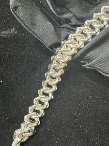 Bijoux fins de mode, bracelets en moissanite, bracelets rigides, chaîne cubaine en argent - Product Image 5