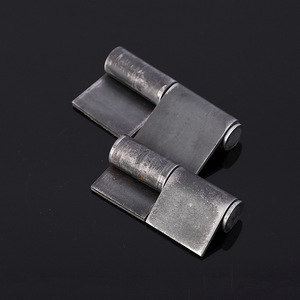 Charnières soudées en fer, épaisseur 4 mm, ouverture à 180 degrés, design industriel pour utilisation sur portes et fenêtres - Product Image 2
