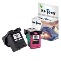 Cartouche d'encre POWER 65 XL/65 XL, pour imprimante HP Deskjet 3723, couleur, refabriquée, Premium, pour HP65, HP65XL