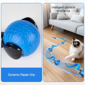 2025 Nouveau 360 °   Jouet interactif pour chat, balle roulante automatique, jouet rotatif pour chat - Product Image 1