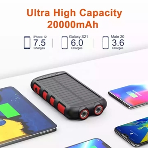 <span class=keywords><strong>Cargador</strong></span> <span class=keywords><strong>solar</strong></span> portátil ES965S, 4 puertos, batería externa inalámbrica, <span class=keywords><strong>anker</strong></span>, 20000 mah - Product Image 4