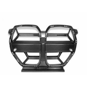 Vendita calda griglia anteriore in fibra di carbonio a secco parti del paraurti anteriore per 2021-2024 <span class=keywords><strong>BMW</strong></span> G80 M3 <span class=keywords><strong>M4</strong></span> G82 G83 CSL griglie stile - Product Image 1