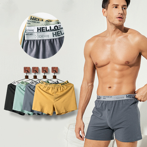 <span class=keywords><strong>Boxer</strong></span> da <span class=keywords><strong>Uomo</strong></span> in Cotone <span class=keywords><strong>con</strong></span> Chiusura a <span class=keywords><strong>Bottoni</strong></span>, Tasca Frontale, Traspiranti, Comodi, Tinta Unita, Fascia in Vita Personalizzata <span class=keywords><strong>con</strong></span> Jacquard - Product Image 1