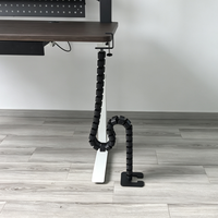 Direktverkauf ab Werk: Büroschreibtisch-Kabelschleppkette HTK-D1, Flexible Magnetische Blockkettenkette