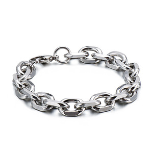 Fashion Stainless Steel Men Chain <strong>Bracelets</strong> Non Tarnish Stainless Steel Silver <strong>Gold</strong> Rolo Cable Link Chain <strong>Bracelet</strong> for Men <strong>Boys</strong> - Product Image 1